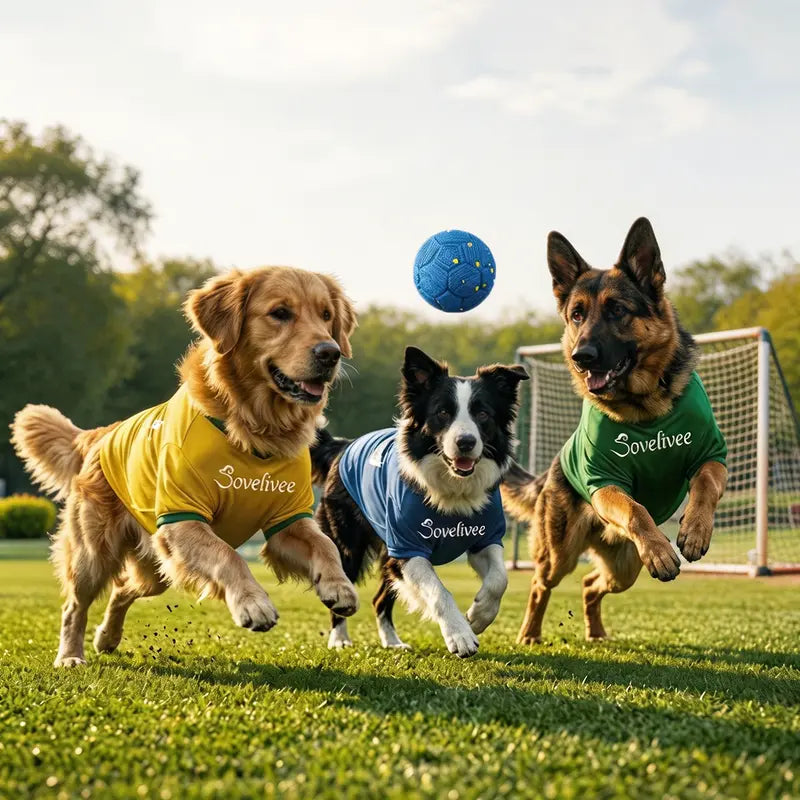 Sovelivee Interactive Plaid Dog Ball - Motion-Activated Automatic Chew Toy, USB Rechargeable, Silent Mode, Durable Design for Indoor Exercise and Boredom Relief