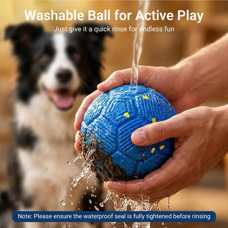Sovelivee Interactive Plaid Dog Ball - Motion-Activated Automatic Chew Toy, USB Rechargeable, Silent Mode, Durable Design for Indoor Exercise and Boredom Relief