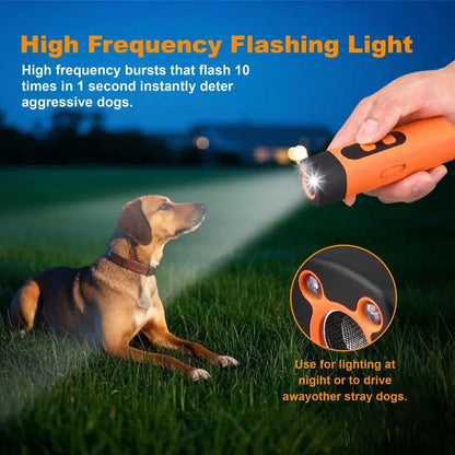 PetSafe Professional Sonic Emitter Dog Training Aid - Rechargeable Ultrasonic Bark Control Device with LED Flashlight, 30-Foot Range, Effective and User-Friendly Solution